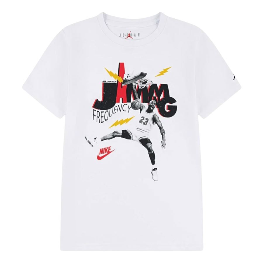 Jdb Mj Jamming Ss Tee T-shirt manica corta da bambino Jordan | 95D819001
